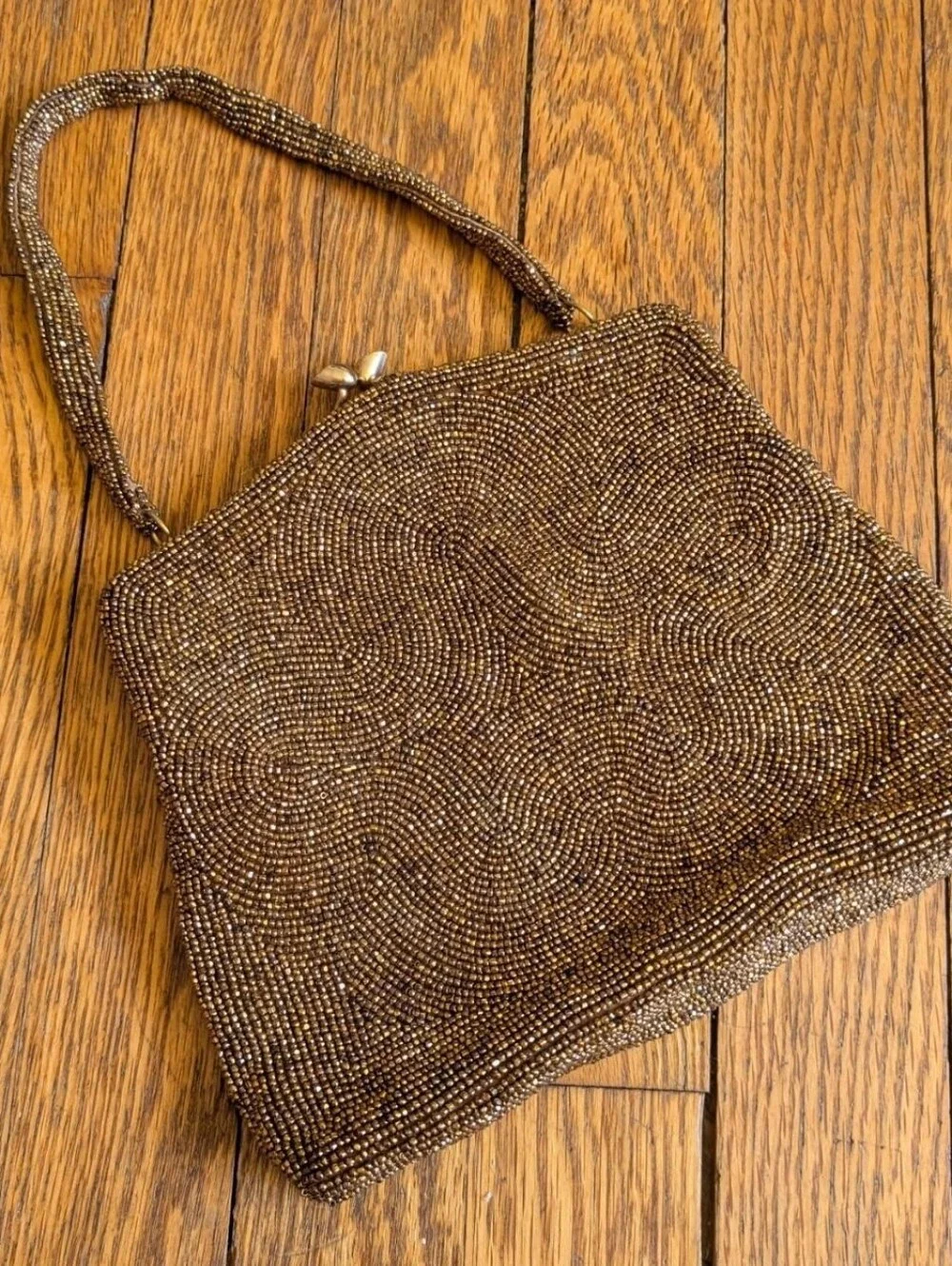 Vintage Magid Beaded Evening Bag Purse